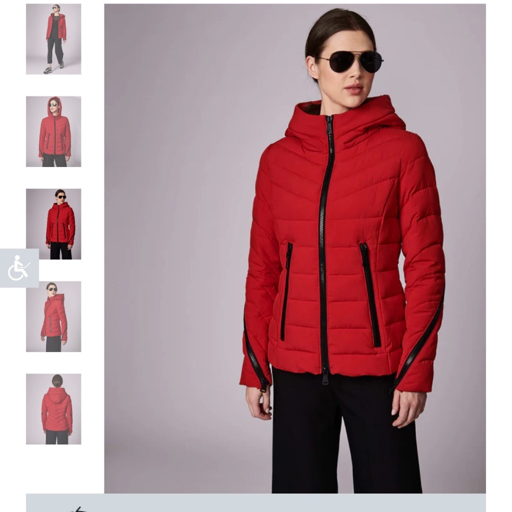 Bernardo Zip Around Funnel Jacket Olive GREEN